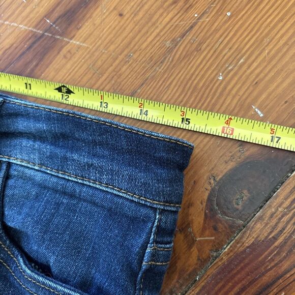 Kut From The Kloth Ankle Skinny Jeans Size 6 Embroidered Floral Dark Wash - Picture 4 of 7